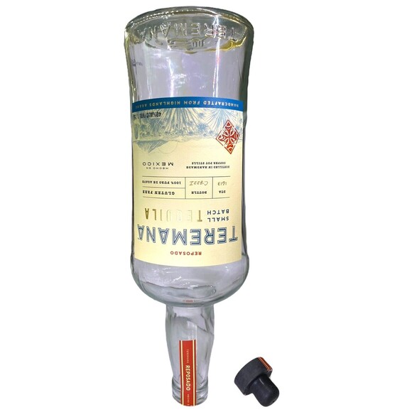Teremana Reposado Tequila EMPTY Glass Bottle With Top - 1.75 L - Picture 7 of 9